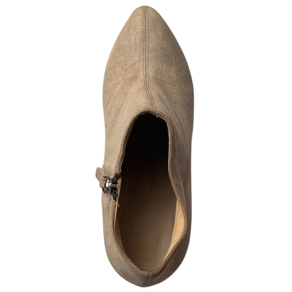 Giuseppe Zanotti Cindy Suede Leather Ankle Bootie Beige Taupe Stiletto Heel US 6 - Picture 6 of 17